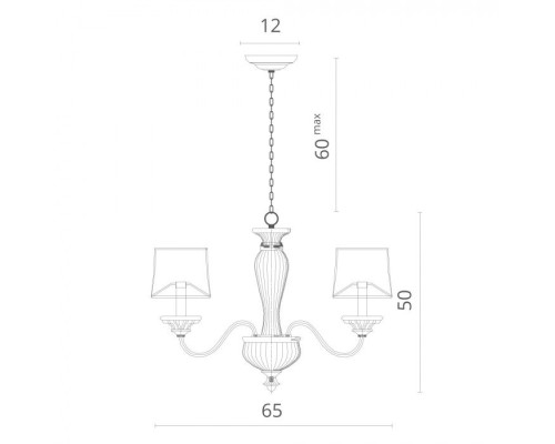 Подвесная люстра Dolce 1175/01 LM-5 Divinare Подвесная люстра Dolce 1175/01 LM-5 Divinare