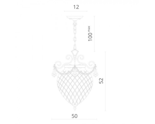 Подвесной светильник Reggia 1250/24 SP-3 Divinare Подвесной светильник Reggia 1250/24 SP-3 Divinare