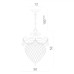 Подвесной светильник Reggia 1250/24 SP-3 Divinare