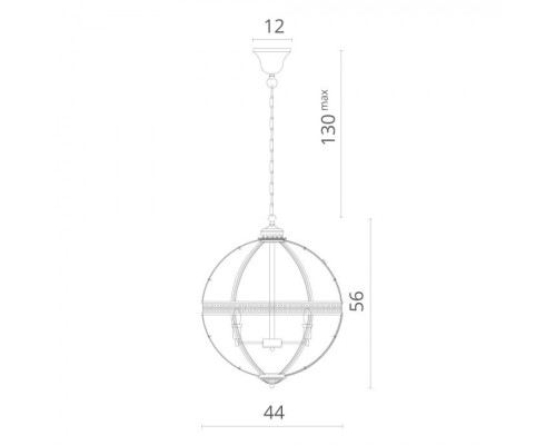 Подвесная люстра Sfera 2027/19 SP-4 Divinare