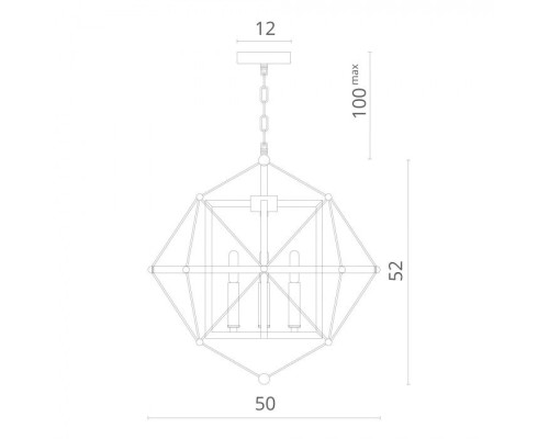 Подвесной светильник Odin 2540/04 SP-4 Divinare Подвесной светильник Odin 2540/04 SP-4 Divinare