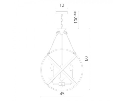Подвесной светильник Tor 2633/04 SP-3 Divinare Подвесной светильник Tor 2633/04 SP-3 Divinare