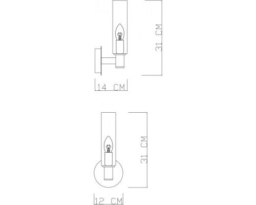 Бра Barolo 2654/17 AP-1 Divinare Бра Barolo 2654/17 AP-1 Divinare