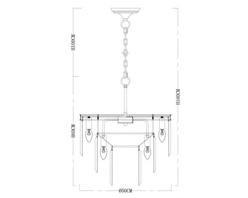 Подвесная люстра Nova Grigio 3002/05 SP-9 Divinare Подвесная люстра Nova Grigio 3002/05 SP-9 Divinare