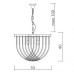 Подвесной светильник Cascata 3003/01 SP-5 Divinare