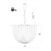 Подвесной светильник Cascata 3003/01 SP-8 Divinare