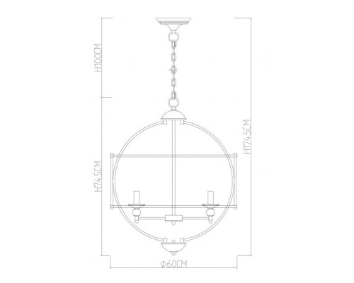Подвесная люстра Campo 3004/02 SP-5 Divinare Подвесная люстра Campo 3004/02 SP-5 Divinare