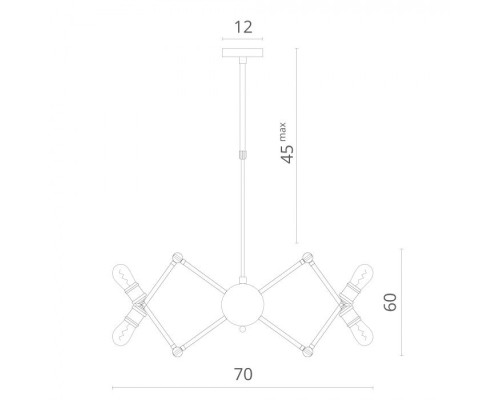 Подвесной светильник Formica 3037/03 SP-12 Divinare Подвесной светильник Formica 3037/03 SP-12 Divinare