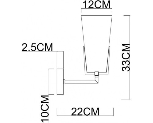 Бра Subra 4503/17 AP-1 Divinare Бра Subra 4503/17 AP-1 Divinare