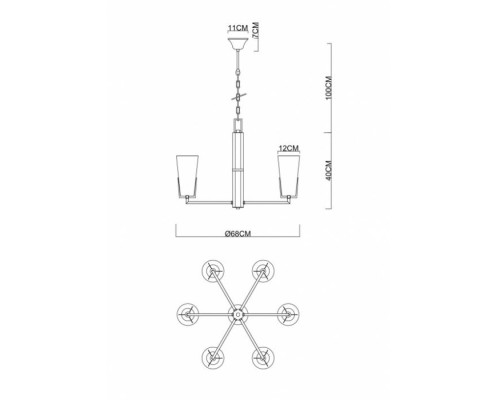 Подвесная люстра Subra 4503/17 LM-6 Divinare Подвесная люстра Subra 4503/17 LM-6 Divinare