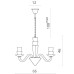 Подвесная люстра Susana 5122/09 LM-6 Divinare