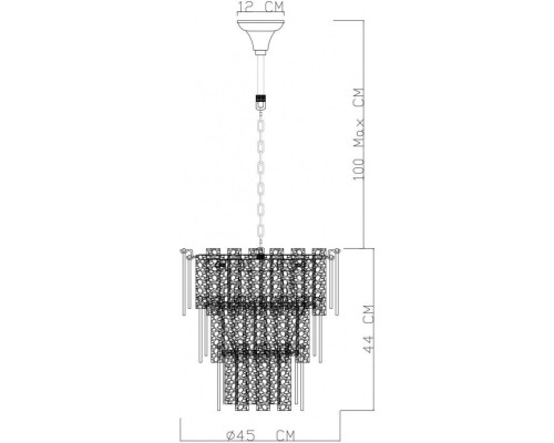 Подвесная люстра Felis 6005/17 LM-8 Divinare Подвесная люстра Felis 6005/17 LM-8 Divinare