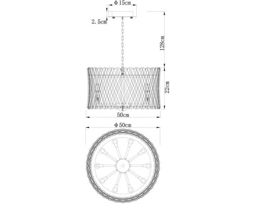 Подвесная люстра Bivara 7567/18 SP-10 Divinare Подвесная люстра Bivara 7567/18 SP-10 Divinare