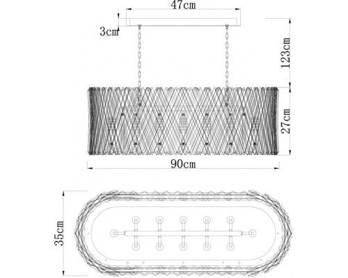 Подвесная люстра Bivara 7567/18 SP-12 Divinare Подвесная люстра Bivara 7567/18 SP-12 Divinare