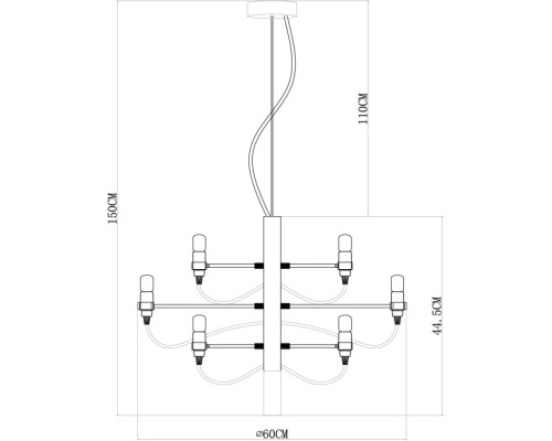 Подвесная люстра Molto 8030/17 LM-18 Divinare Подвесная люстра Molto 8030/17 LM-18 Divinare