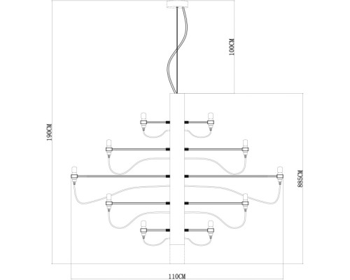 Подвесная люстра Molto 8030/17 LM-50 Divinare Подвесная люстра Molto 8030/17 LM-50 Divinare