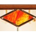 Потолочная люстра  1028/2PL-LN.Satinato+R.Rosso GOLD Doge Luce