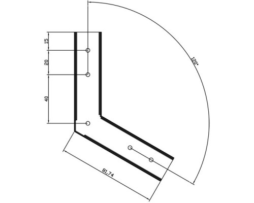 Соединитель L-образный SPACE-Track system 120 connector SPACE-Track system B Donolux Соединитель L-образный SPACE-Track system 120 connector SPACE-Track system B Donolux