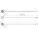 Коннектор прямой Round Line Connector 180 DLR B1 Donolux