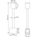 Соединитель на стойке CODE 1.2 Connector 180 H135 B DL20224 Donolux