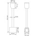 Соединитель на стойке CODE 1.2 Connector 180 H95 BBr DL20224 Donolux
