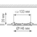 Точечный светильник City DL18453R9W1W Donolux