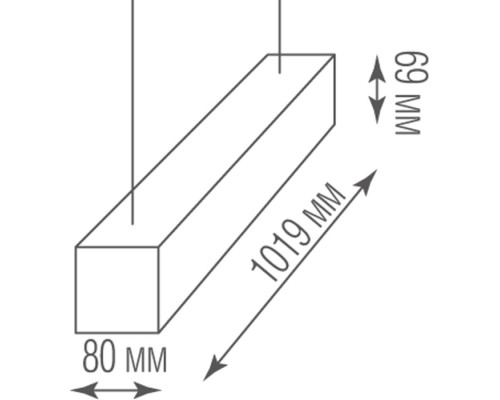 Подвесной светильник Decoled DL18516S100WW40L5 D2 Donolux Подвесной светильник Decoled DL18516S100WW40L5 D2 Donolux