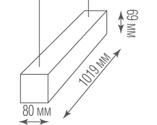 Подвесной светильник Decoled DL18516S100WW40L5 D5 Donolux Подвесной светильник Decoled DL18516S100WW40L5 D5 Donolux
