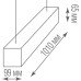 Подвесной светильник Decoled DL18516S100WW40L5 D8 Donolux