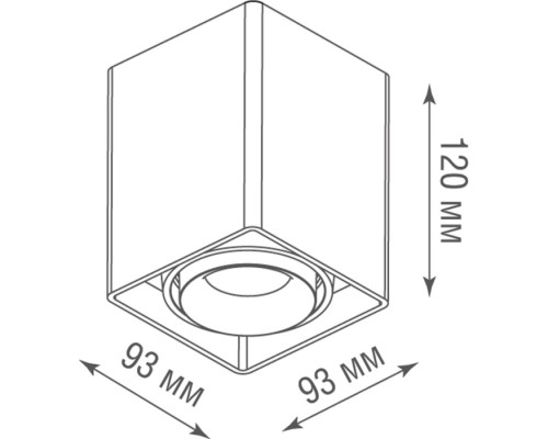 Точечный светильник Lumme DL18611/01WW-SQ Champagne Donolux Точечный светильник Lumme DL18611/01WW-SQ Champagne Donolux