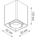 Точечный светильник Lumme DL18611/01WW-SQ Champagne Donolux