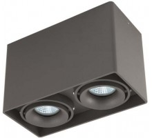 Точечный светильник Lumme DL18611/02WW-SQ Shiny black Donolux