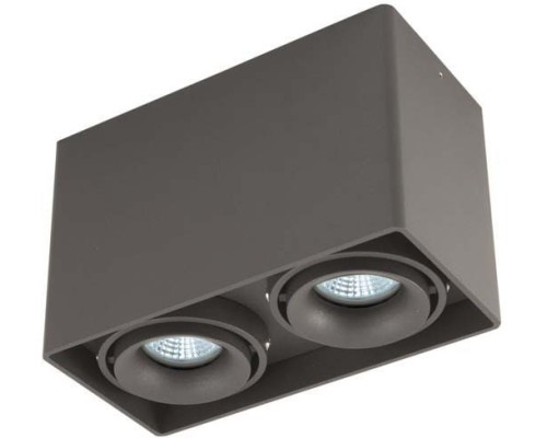 Точечный светильник Lumme DL18611/02WW-SQ Shiny black Donolux