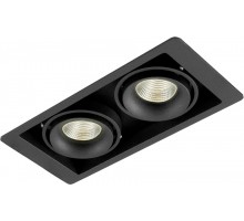 Точечный светильник Lumme DL18615/02WW-SQ Shiny black/Black Donolux