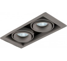 Точечный светильник Lumme DL18615/02WW-SQ Silver Grey/Black Donolux