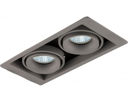 Точечный светильник Lumme DL18615/02WW-SQ Silver Grey/Black Donolux