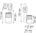 Трековый светильник Pro-track DL18761/01 Track B 12W 4000K 45 Donolux