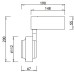 Трековый светильник Occhio DL18784/01M Black Donolux