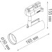Трековый светильник Hubble DL18866/7W Track W Dim Donolux