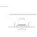 Точечный светильник Ritm DL18891/7W White R Dim Donolux