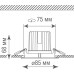 Точечный светильник Basis DL18894R7W1 Donolux