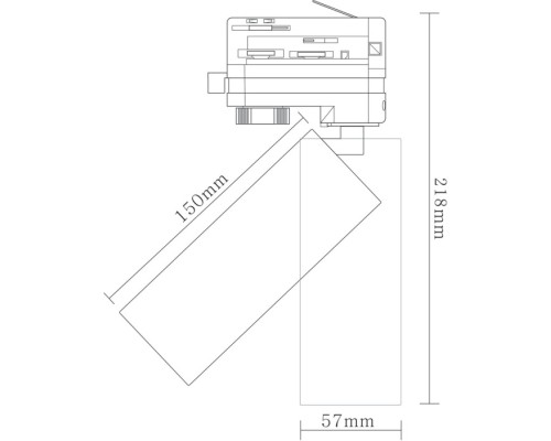 Трековый светильник Rollo DL18895R15W1B Track Donolux Трековый светильник Rollo DL18895R15W1B Track Donolux