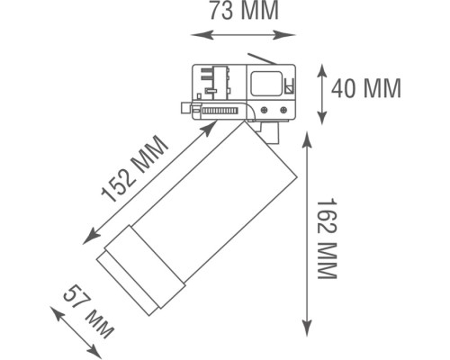 Трековый светильник Rollo Zoom DL18895R15W1Z Brass Track Donolux Трековый светильник Rollo Zoom DL18895R15W1Z Brass Track Donolux