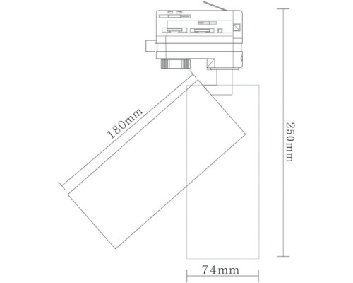 Трековый светильник Rollo DL18895R30W1W Track Donolux