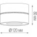 Точечный светильник Sun DL18958R25W1B Donolux