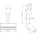 Трековый светильник Eye turn DL20244M6W6A Black Donolux