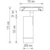 Трековый светильник Alpha DL20295NW10B Donolux