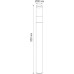 Наземный светильник Cycle DL20471W8DG 950 Donolux