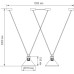 Подвесной светильник MARY JANE DL20653S2Black Donolux