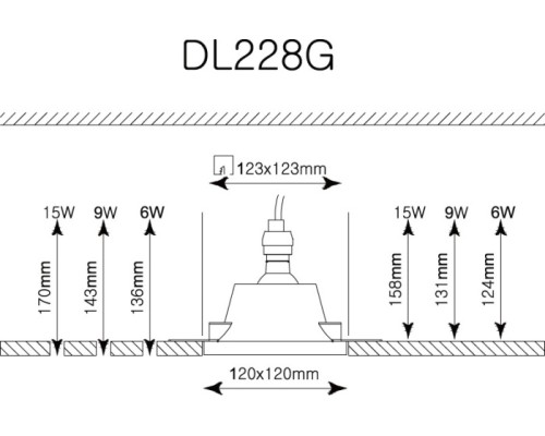 Точечный светильник Elementare DL228G Donolux Точечный светильник Elementare DL228G Donolux